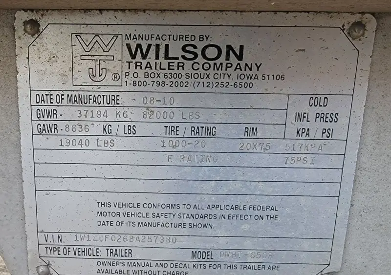 2011 Wilson DWBT-650B photo 53