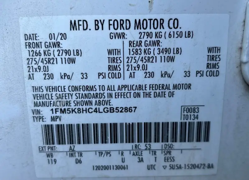 2020 Ford Explorer photo 113
